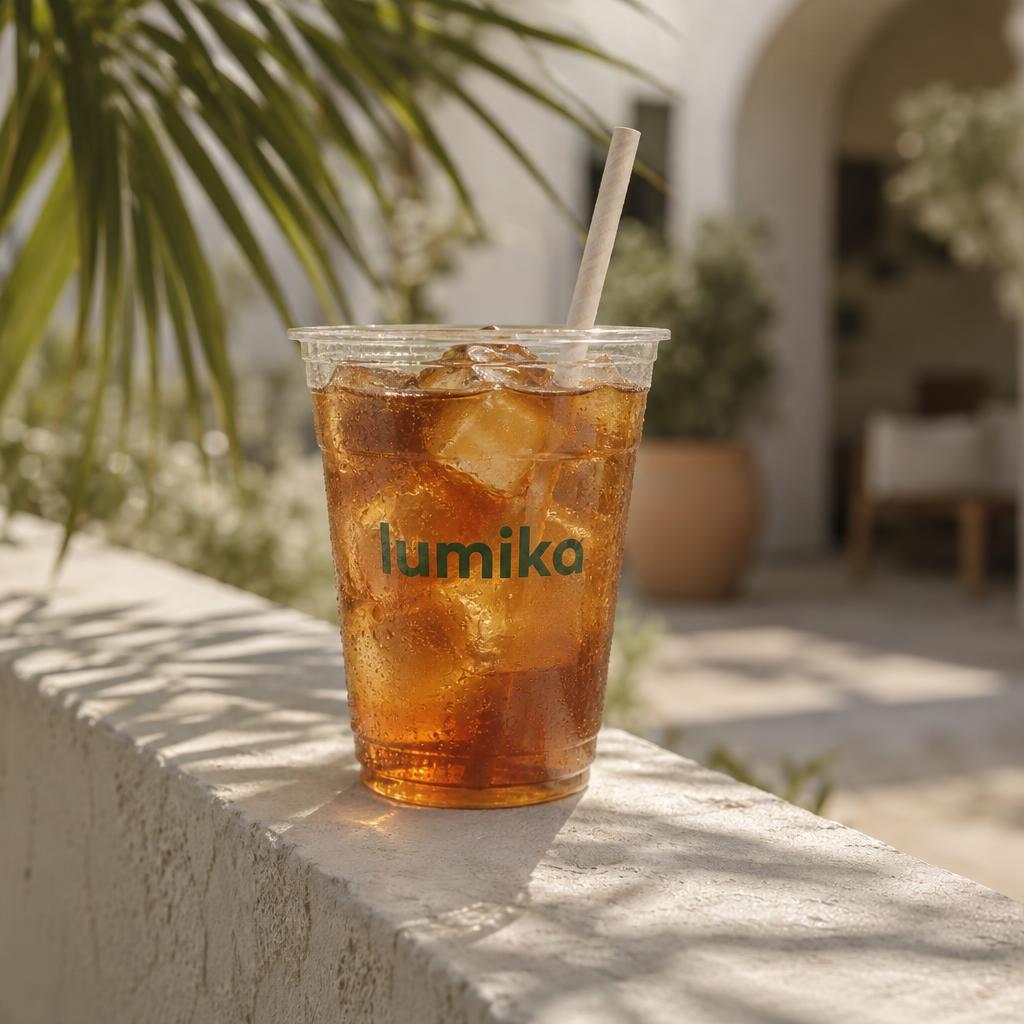 Classic Cold Brew tea over ice in a Lumika cup